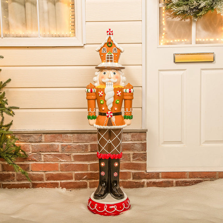 ✨LED Candy Cane Nutcracker -- ✨LED Gingerbread Nutcracker