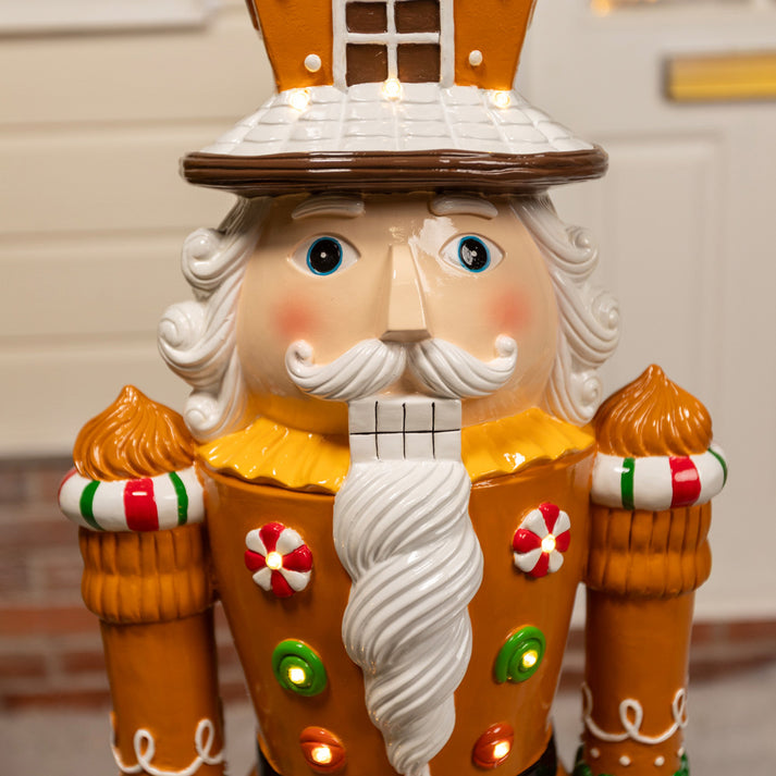 ✨LED Candy Cane Nutcracker -- ✨LED Gingerbread Nutcracker