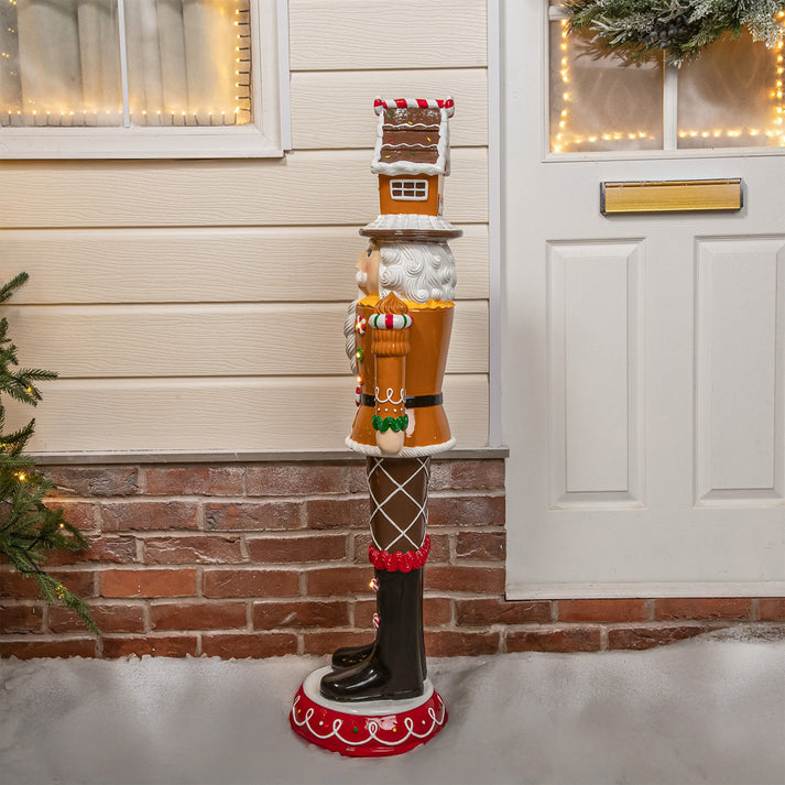 ✨LED Candy Cane Nutcracker -- ✨LED Gingerbread Nutcracker