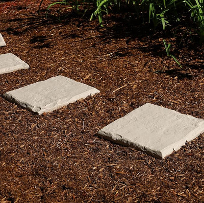 Decorative Garden Stepping Stones – Durable Resin Pathway Pavers for Lawns, Yards & Outdoor Walkways (6/12 Pack)