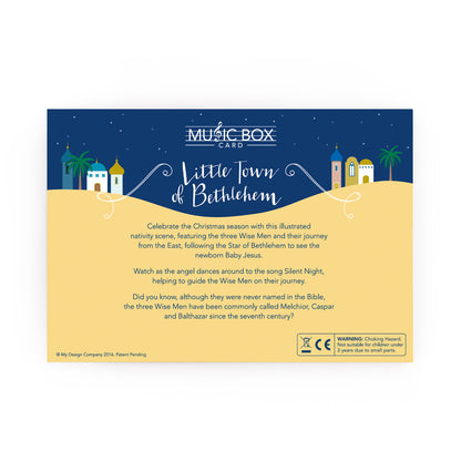 Little Town of Bethlehem Music Box Card
