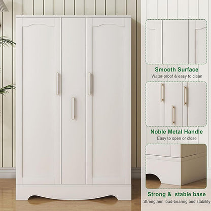 47-inch freestanding kitchen pantry with drawers