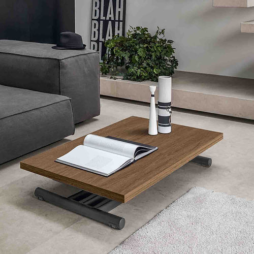 🪑 Versatile 3-Stripe Lift Top Coffee Table (Converts to Dining Table)