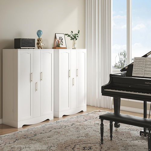 47-inch freestanding kitchen pantry with drawers