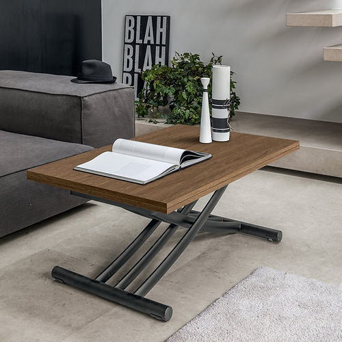 🪑 Versatile 3-Stripe Lift Top Coffee Table (Converts to Dining Table)