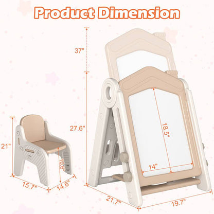 4-in-1 Foldable Children's Easel